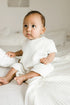 OAT / Powder Ribbed Knit Tee Playsuit (1-2y,2-3y)
